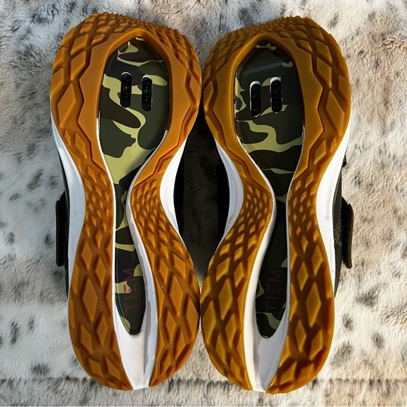 NIB TIEM Slipstream Green Camo Cycling Shoes SPD Pedals sz 8 / 39 - Picture 9 of 13